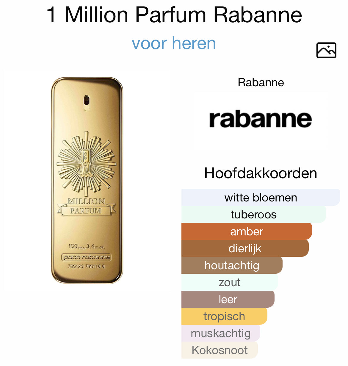 One Million - Paco Rabanne - parfum